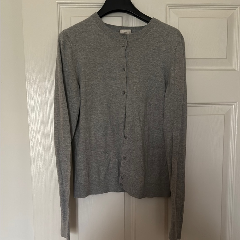 J. Crew Caryn Gray Button-Up Cardigan